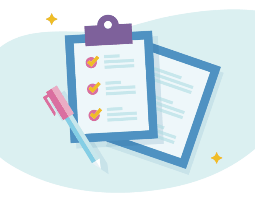 Interview checklist illustration