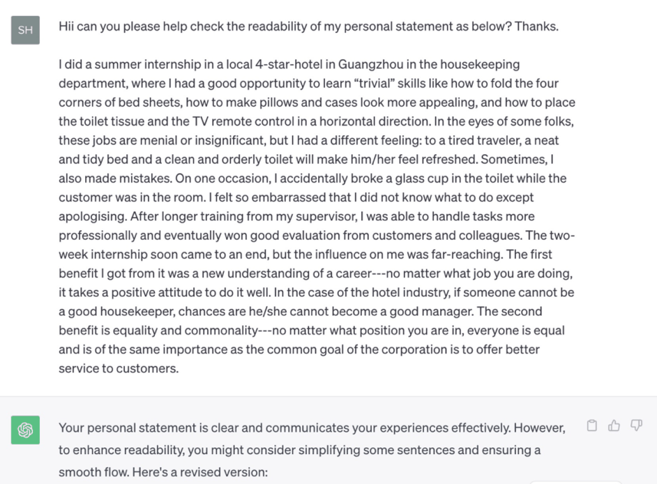 us college application essay writing